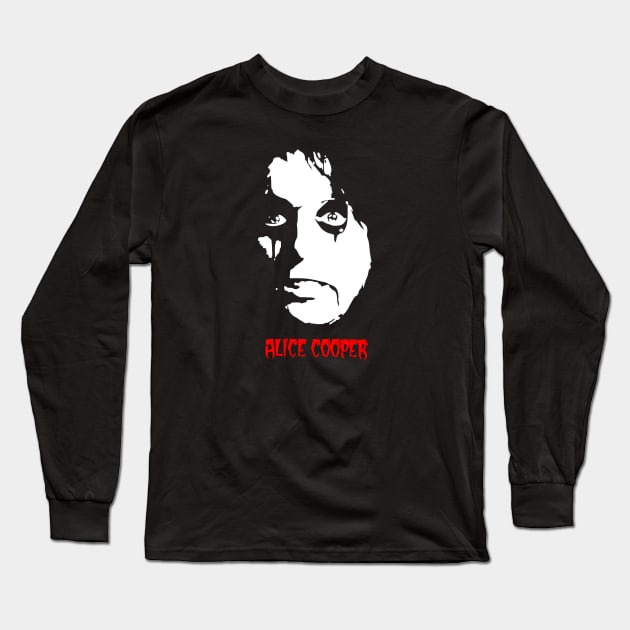 alice cooper Long Sleeve T-Shirt by penjahit_tio